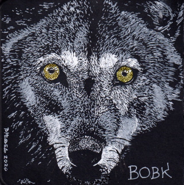 Белым по черному