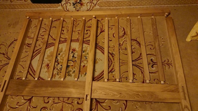 Столярное хобби. Двуспальная кровать