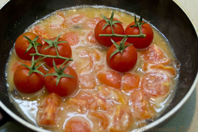 Стейк из лосося, с цветной капустой