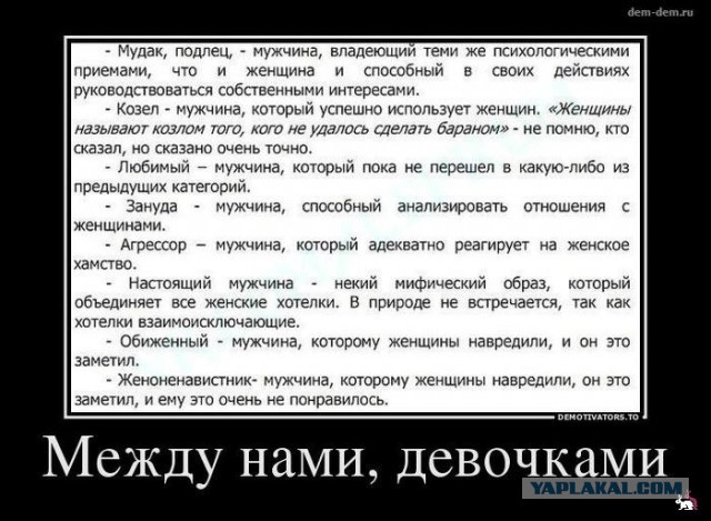«Чё вам, бабам, надо?» Баба ответила...