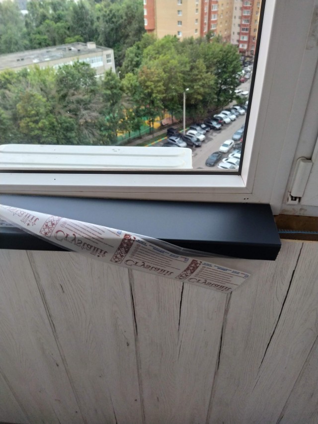 Ремонт балкона окончен