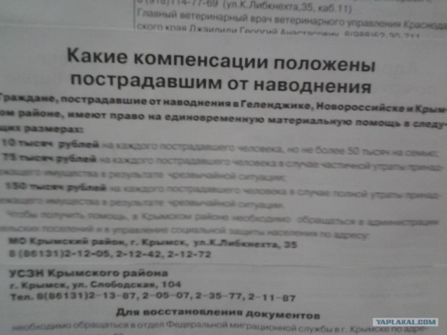 Наводнение в Краснодарском Крае