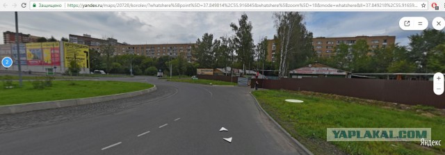 ДТП на дороге с круговым движением