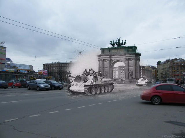 Старые и современные фото Санкт-Петербурга