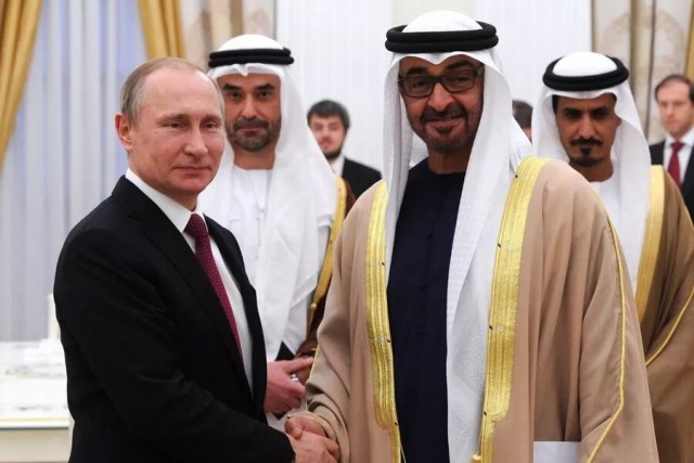 Президент ОАЭ шейх Мохаммед бен Заид Аль Нахайян во вторник отправится в Россию для встречи с президентом Владимиром Путиным