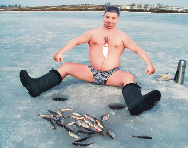 Фотожаба "Грозный пузан"