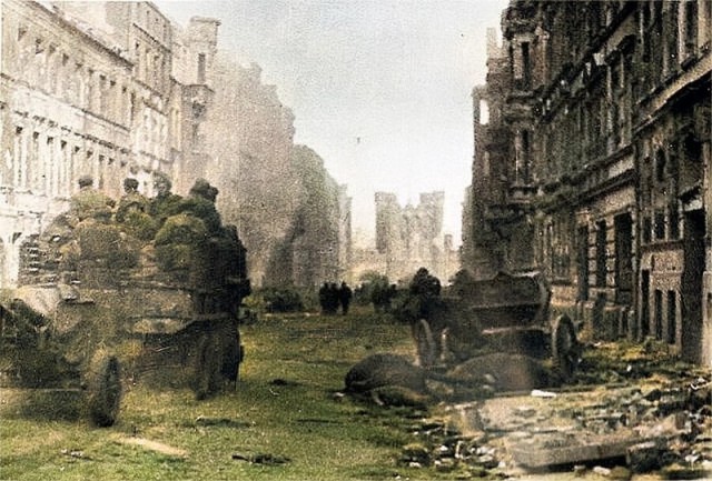 Кёнигсберг в апреле 1945-го.