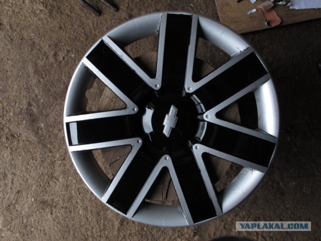 Покраска колпаков Шевроле Лачетти