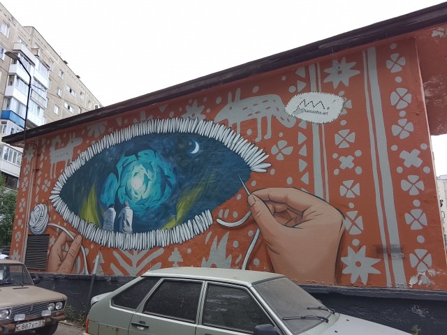 Муралы города Пскова