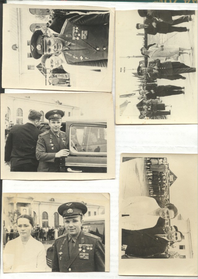 Редкие фотографии Ю.А.Гагарина (18 штук)
