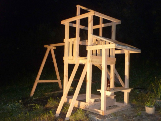 Игровая площадка ребенку - своими руками лучше!