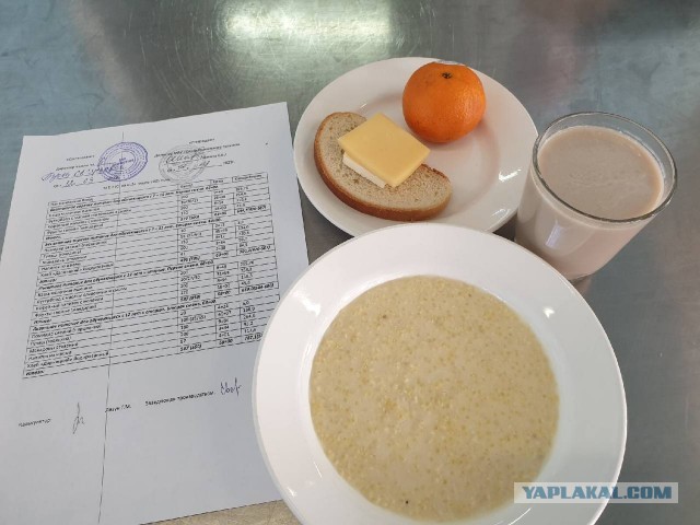 Школьные обеды (реальность)
