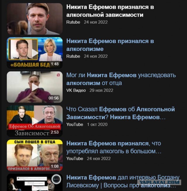 Сын актера Михаила Ефремова выпал из окна