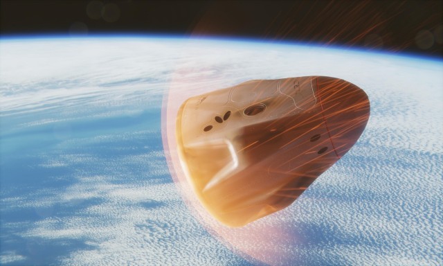 Прямо сейчас в прямом эфире посадка SpaceX DM-2