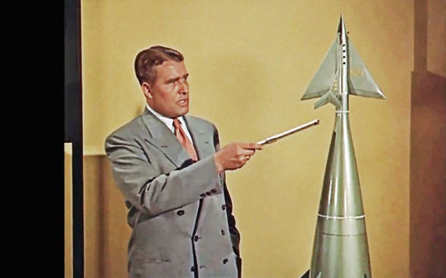 Откуда макет ракеты в фильме 1961 года?