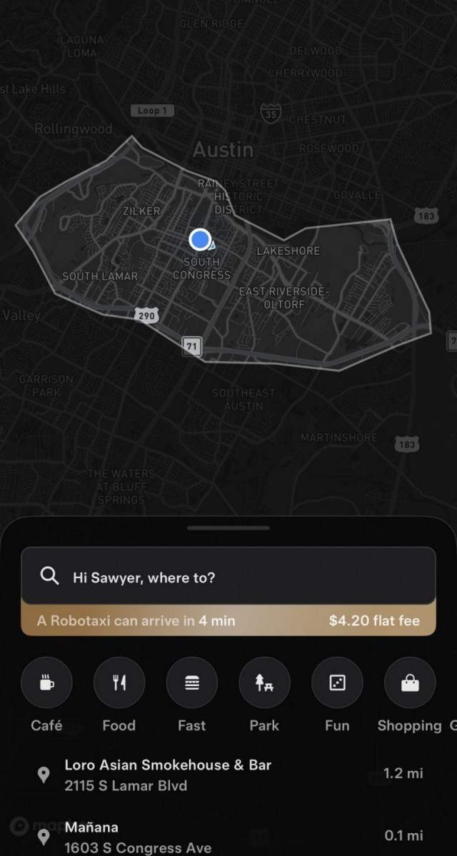 Маск не удержался и добавил в приложение Robotaxi пасхалку: