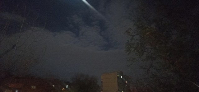 Заснял Луну с балкона