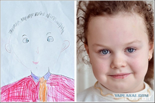 Дети нарисовали отцов и рассказали, каким должен