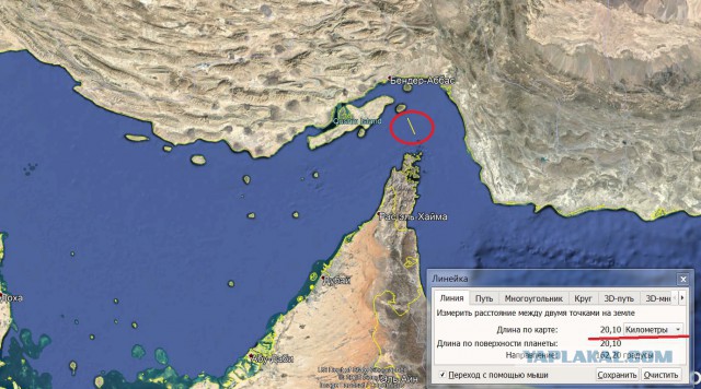 Карта мира ормузский пролив на карте