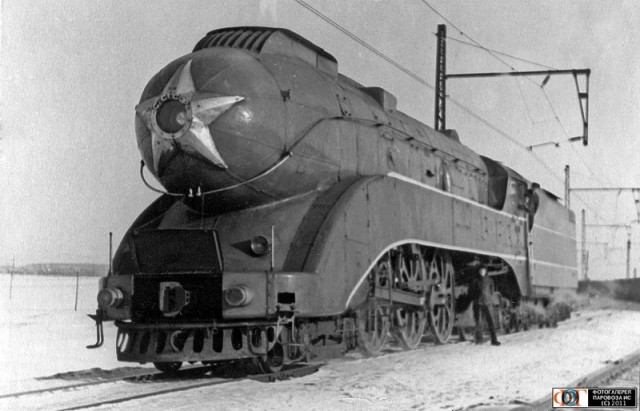 Новый скоростной паровоз Иосиф Сталин, ИС 20 вышел на магистрали страны, 1937 год