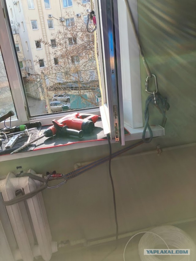 Установка кондиционера на высоте