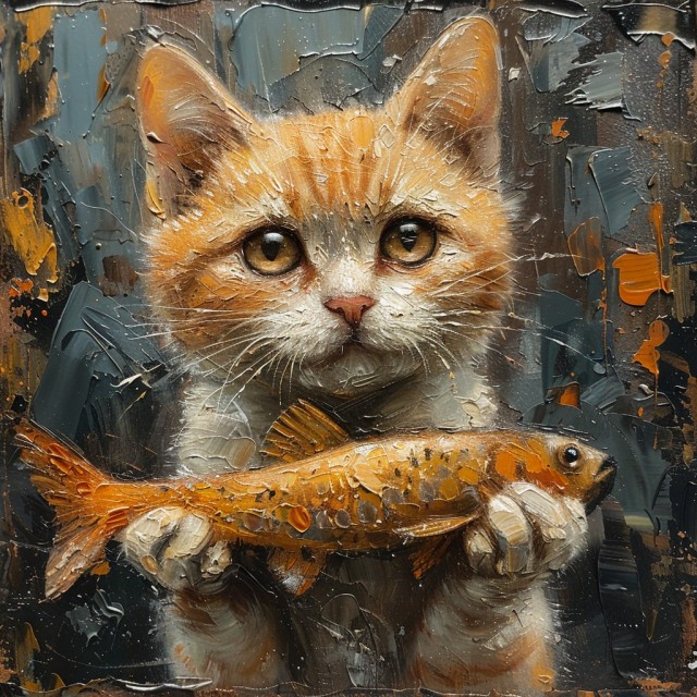 Котовторник глазами ИИ