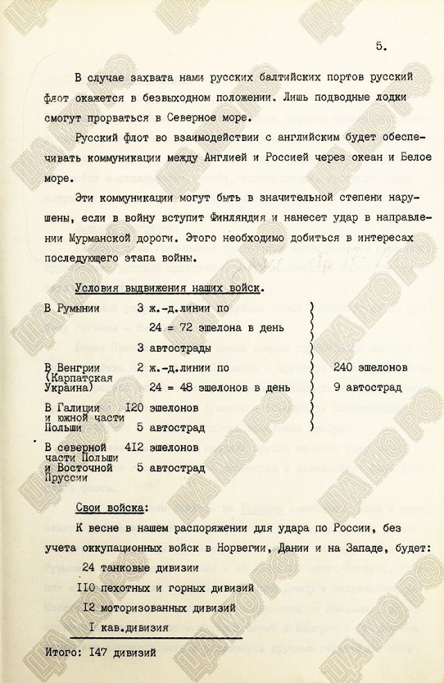 Из архива министерства оброны