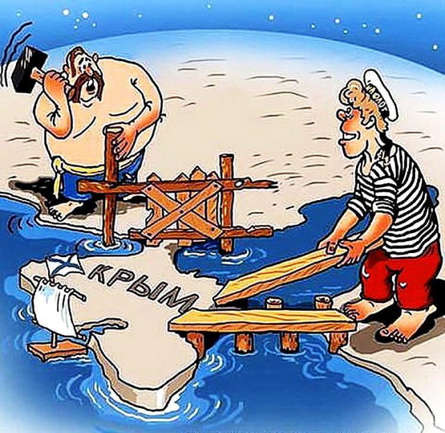 Порошенко предложили каналом отделить Крым от материка