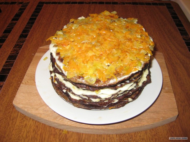 Печеночный торт