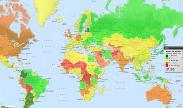 Необычные карты и инфографика со всего мира