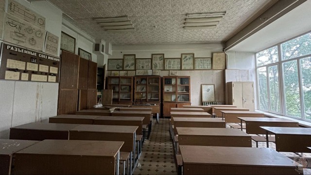 Заброшенное здание МГВМИ в центре Москвы