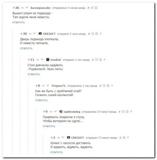 Ужасы и приколы из соцсетей 18+