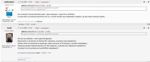 Нарушитель ПДД и его защитники нетрадиционной ориентации