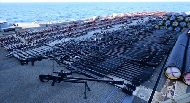 ВМС США сообщили о конфискации партии оружия производства России и КНР в Аравийском море