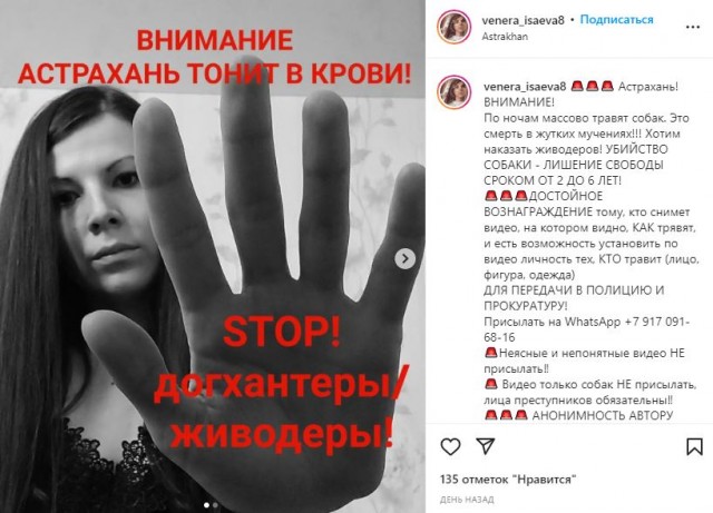 В Астрахани за вознаграждение ищут отравителей собак.