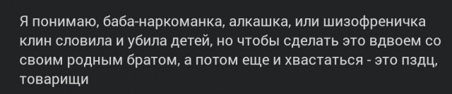 В Воронежской области мать убила двоих сыновей (7-ми и 8-ми лет), а её брат позвал соседей посмотреть на тела