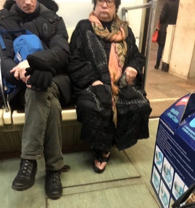 Модники из российского метрополитена