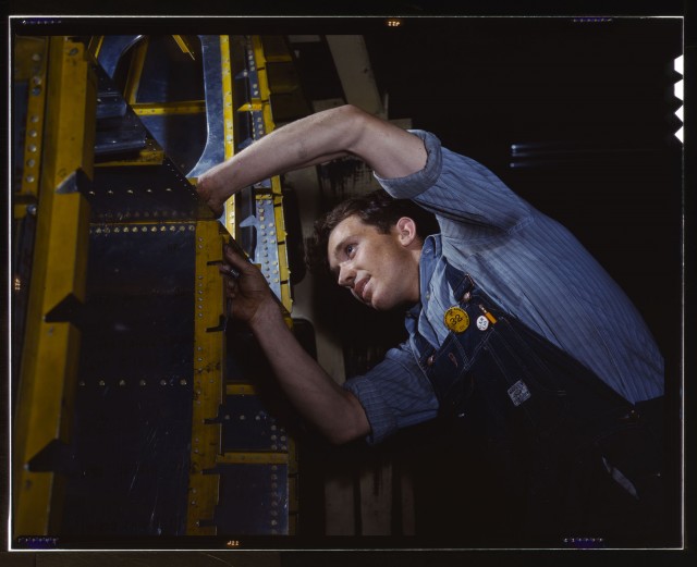 Фотографии США: 20 век, начало 40-х. Авиационная промышленность