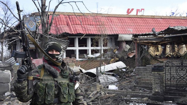 Здесь было Дебальцево