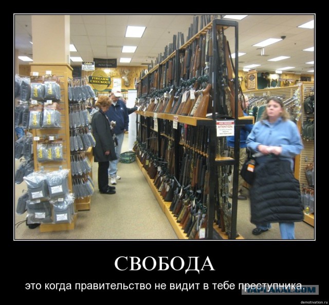 Самооборона в картинках. Гражданин должен быть вооружен