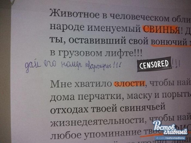 Как в Ростове борются с нечистоплотными соседями