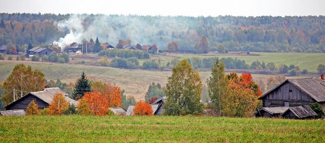 Осень в деревне