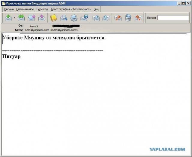 Почему меня забанили на ЯПлакалъ?