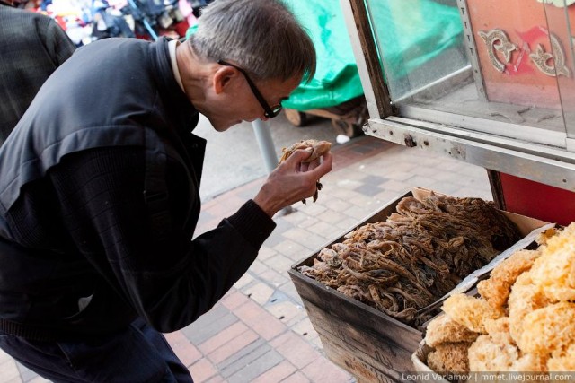Продуктовый рынок в Гонконге