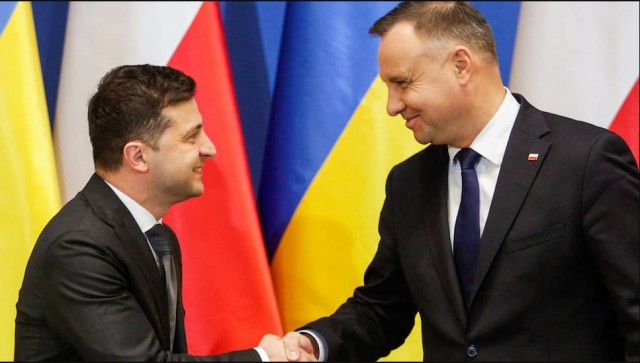 Дуда обсудит с Зеленским передачу Польше западных областей Украины