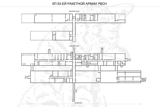 Огромный заброшенный бункер КП 53-й "Читинской" ракетной армии РВСН