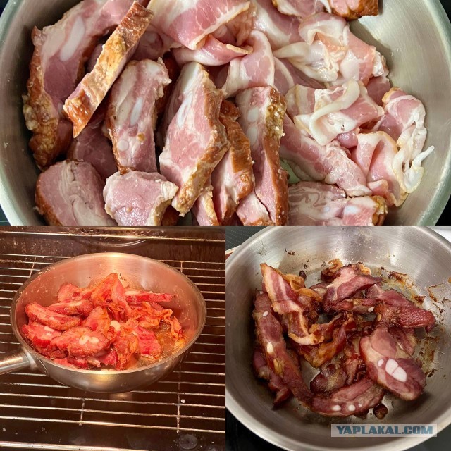 Солянка с беконом и копчеными ребрами