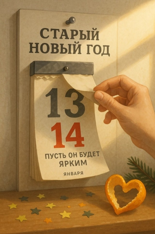 Я опоздал и не туда кинул. Всех со Старым новым годом!