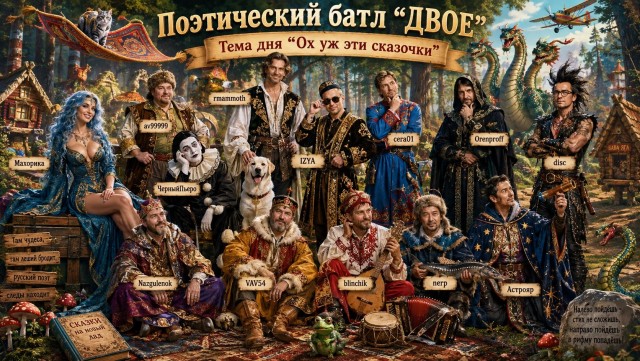 Двое, поэтический батл