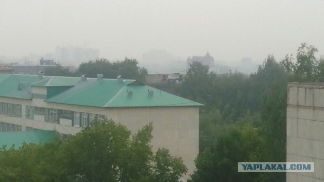 Туман в Челябинске,Уфе ,Тюмени